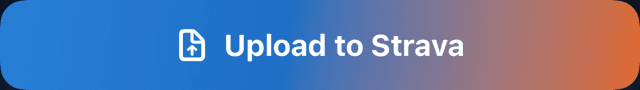 The app's Upload to Strava button